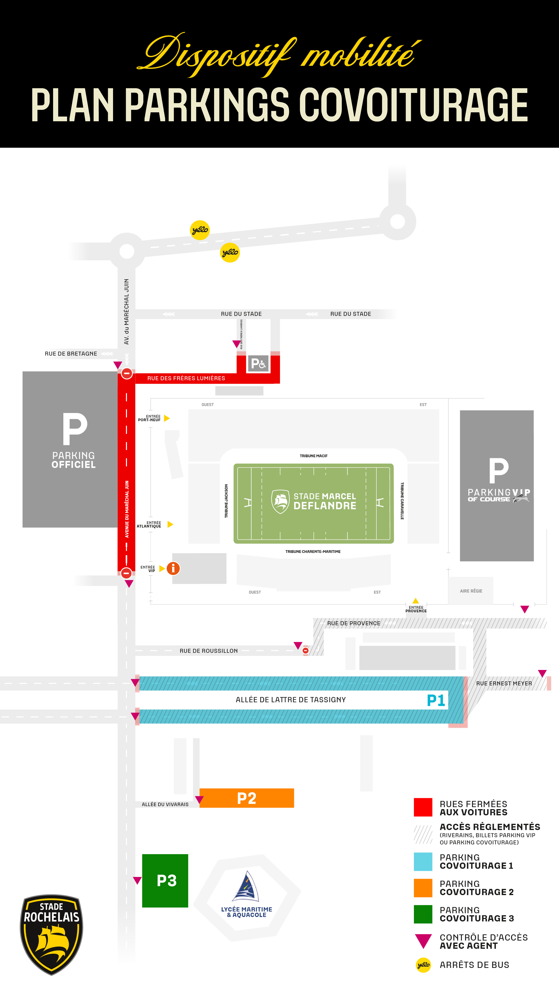 Magnet Stade Rochelais – Rugby – Neuf – 5,6 Cm – Fabriqué En France – Saison 2023-2024