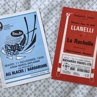 Des anciens programmes de match retrouvés par Aymeric