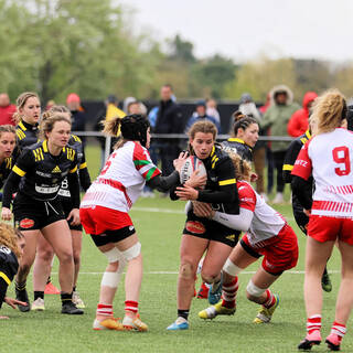 03/04/2022 - Fédérale 2 Féminine - Quart de finale - Stade Rochelais 10 / 25 Biarritz 