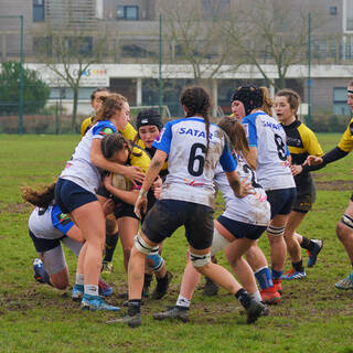 08/02/2020 - POC'ettes U18 - J8 - Stade Rochelais 31 / 12 Agen