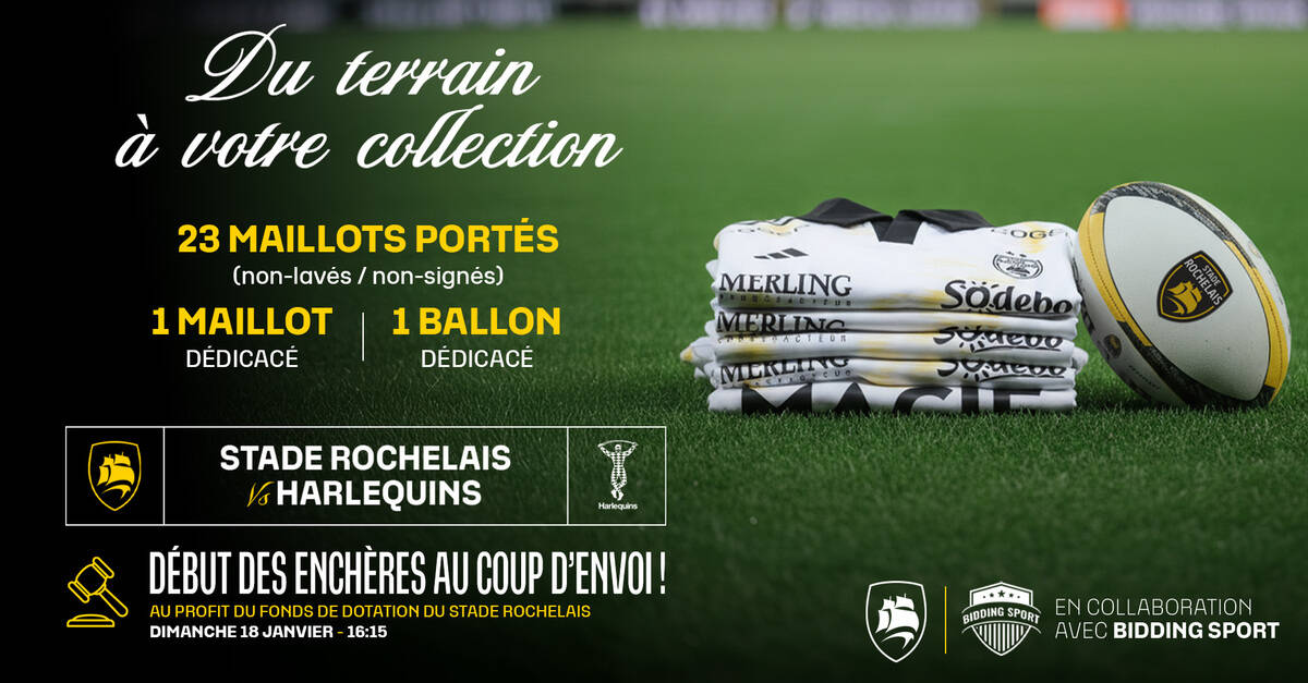 Face aux Harlequins, faites vos enchères !