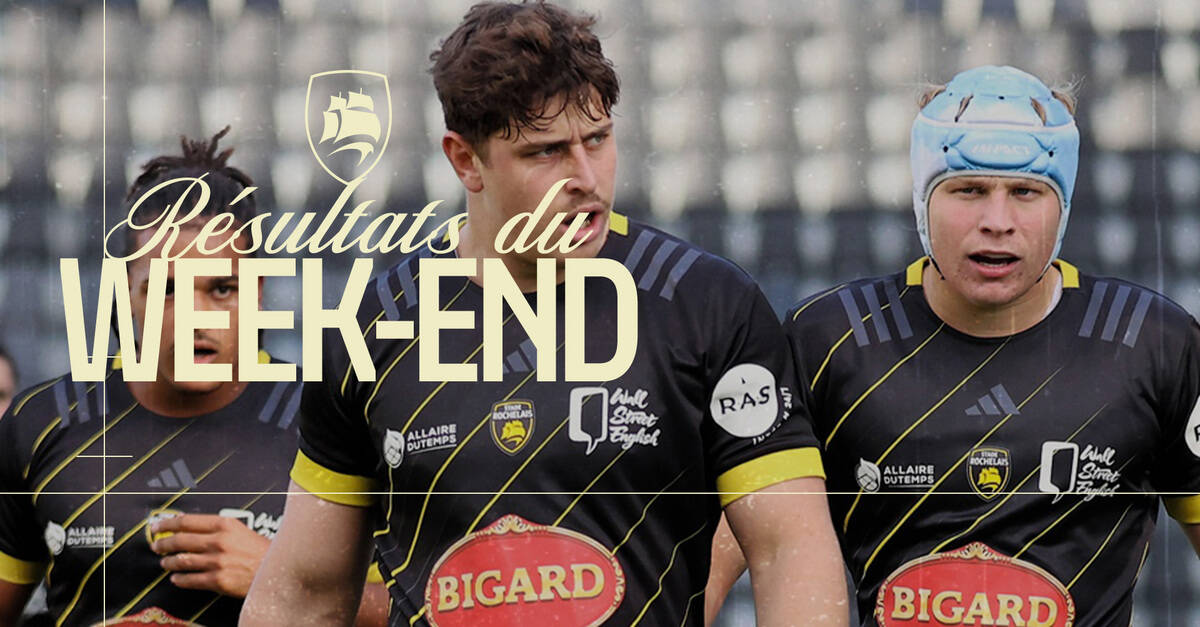 Les résultats du week-end !