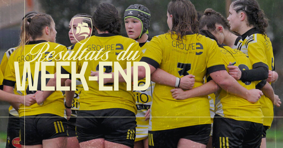 Les résultats du week-end !