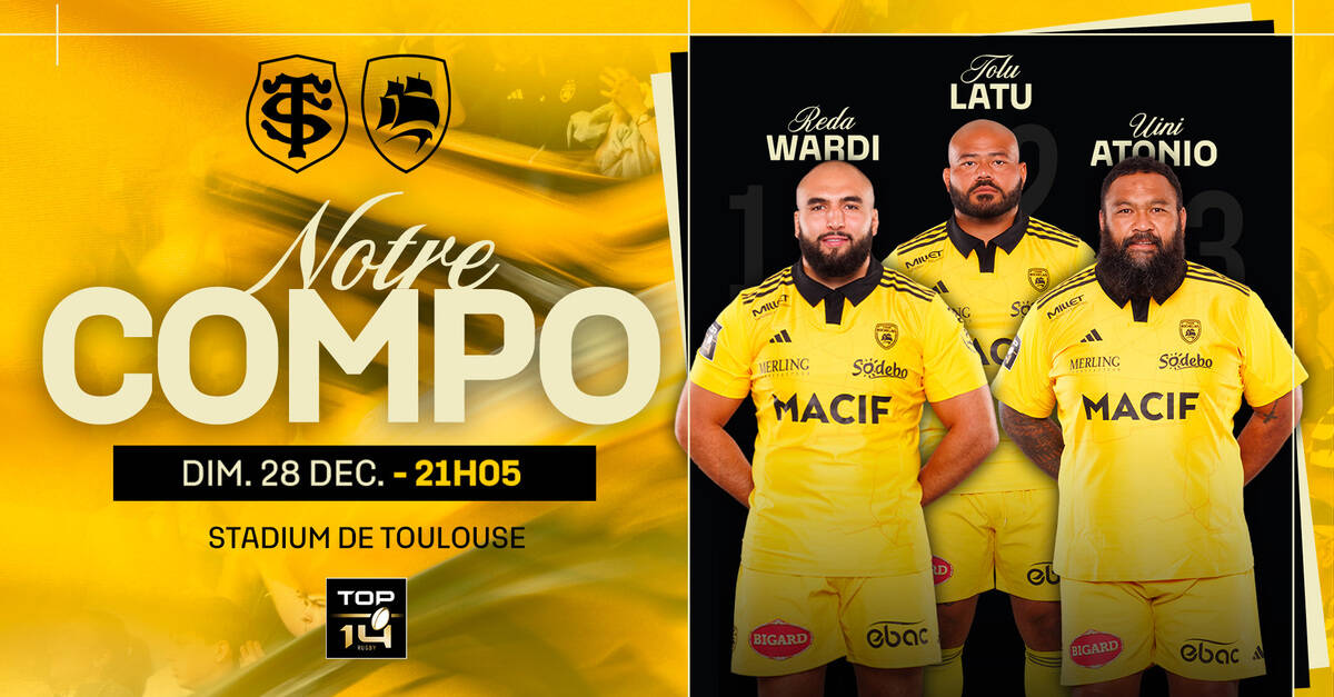 L'équipe pour le déplacement au Stadium !