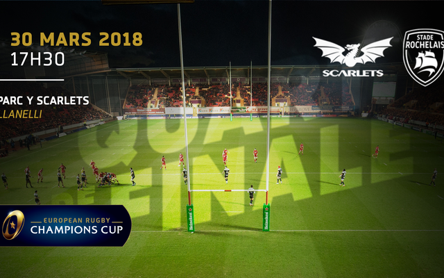 Billetterie Quart de finale Champions Cup