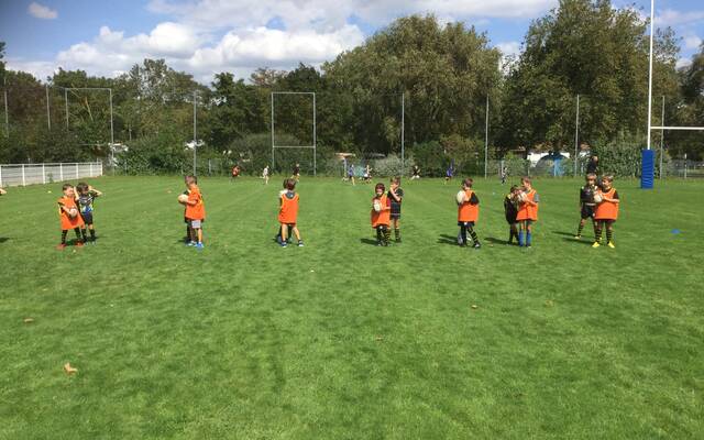 C'est la reprise à l'école de rugby !
