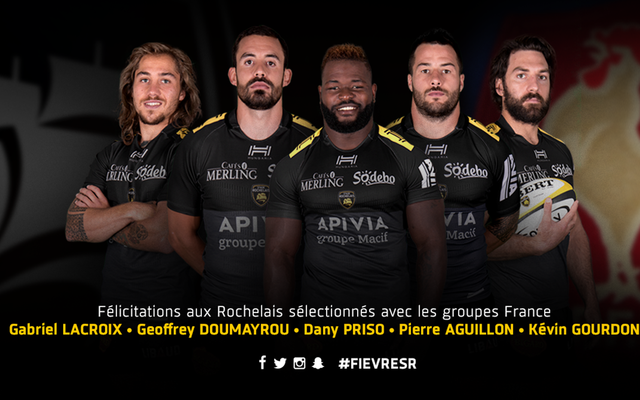 Bravo à nos 5 Rochelais retenus avec les groupes France ! 