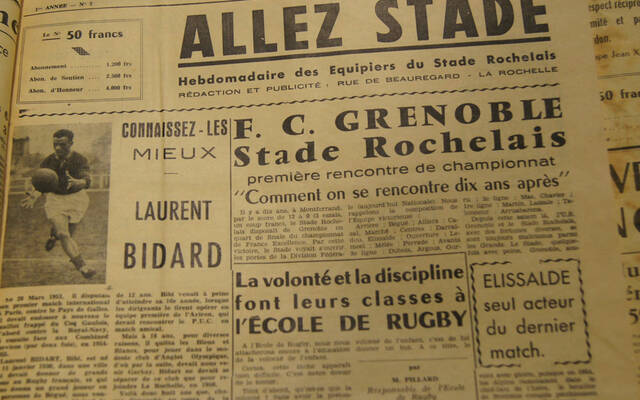Dans le rétro du Stade : avant Grenoble !