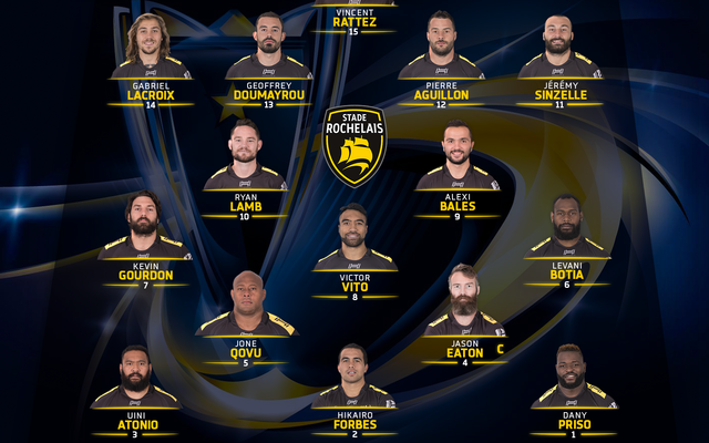 ERCC - J2 - Stade Rochelais / Ulster : la compo ! 