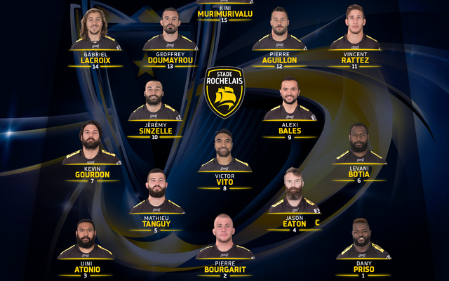 ERCC - J5 - Ulster / Stade Rochelais : la compo