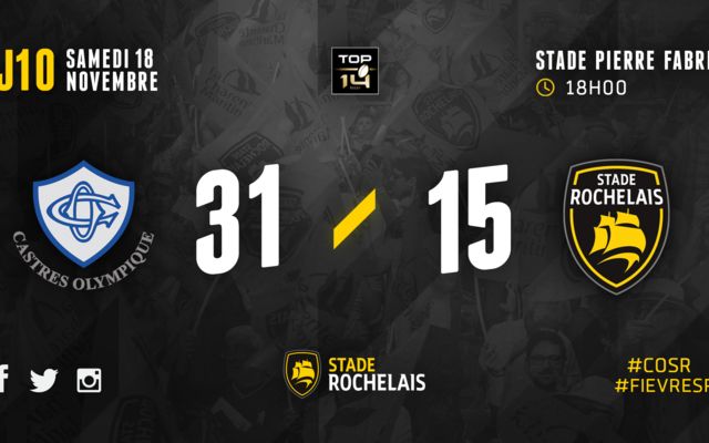 J10 - Castres 31 / 15 Stade Rochelais