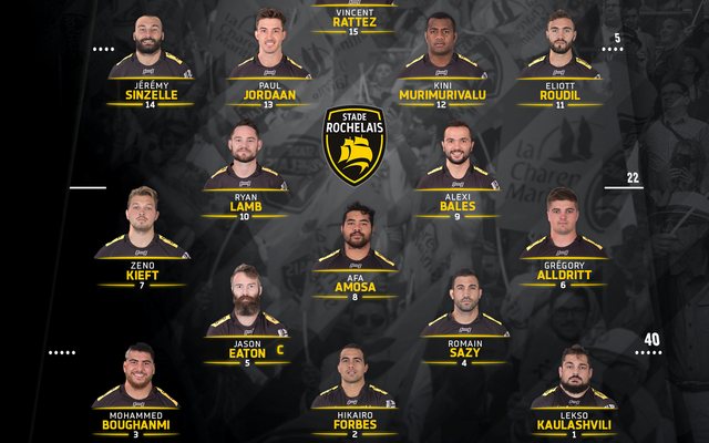 J17 - Racing 92 / Stade Rochelais : la compo 