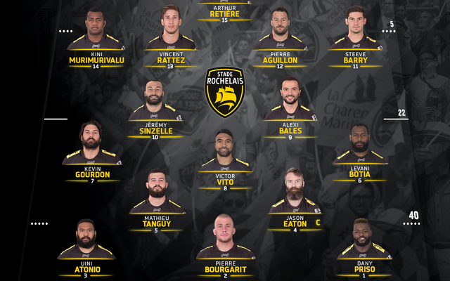 J19 - Clermont / Stade Rochelais : la compo ! 