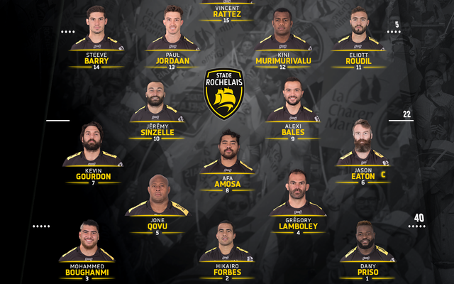 J5 - Stade Rochelais / Oyonnax : la compo !