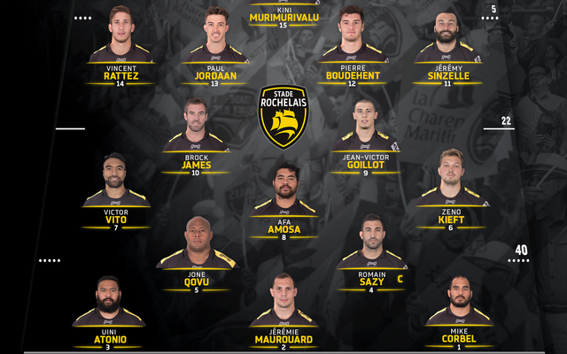 J9 - Lyon / Stade Rochelais : la compo ! 