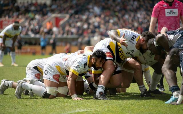L'équipe pour la manche retour face à Bordeaux