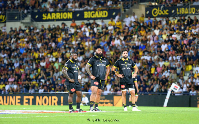 L'équipe pour la réception de Biarritz