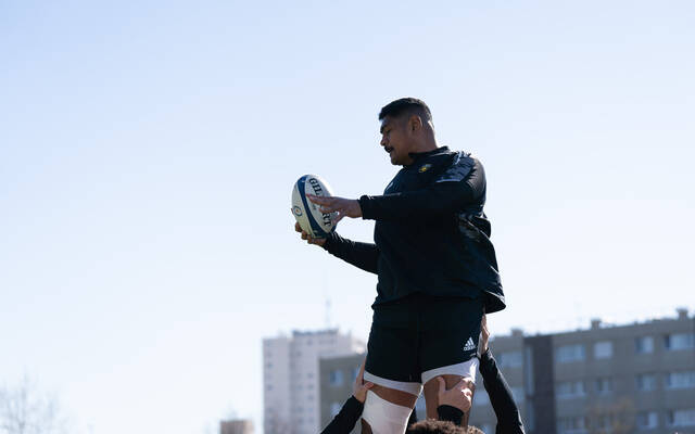 L'équipe pour la réception des Saracens !