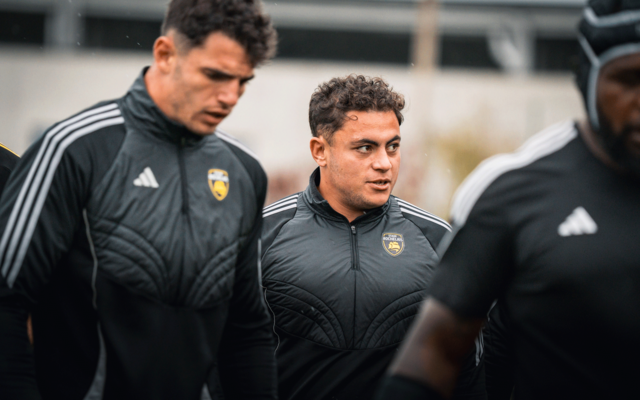 L'équipe pour la réception du Racing 92 ! 