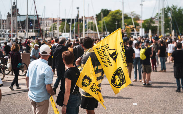 La finale du Top 14 sur le port ! 