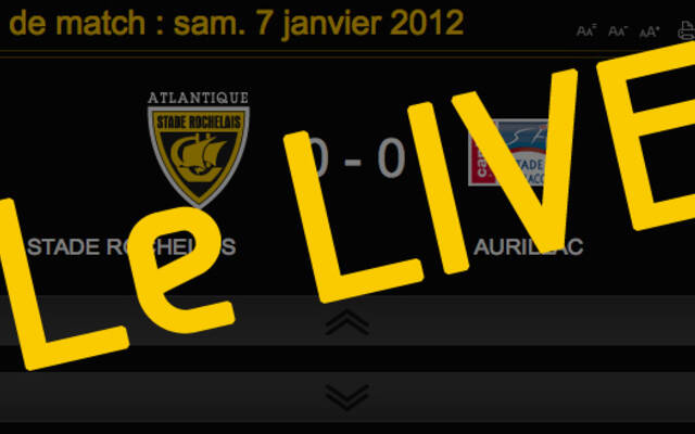 LA ROCHELLE / AURILLAC - 18h45