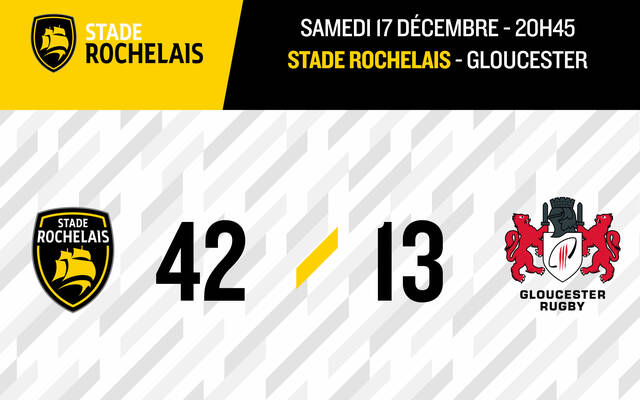 Large victoire face à Gloucester ! 