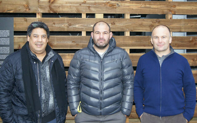 Le Staff du XV de France en visite