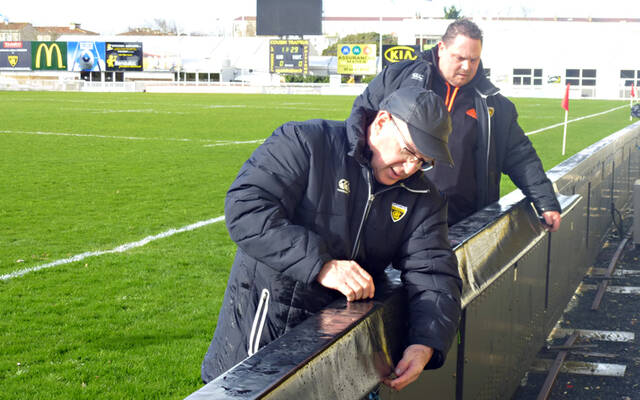 L'équipe logistique du Stade Rochelais