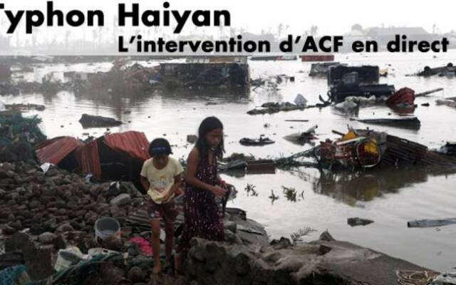 Philippines : 1€/billet vendu pour l'action d'ACF