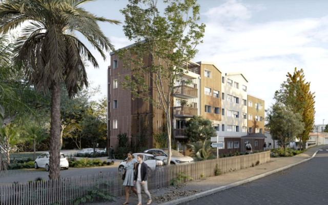 Pose de la première pierre du Village de la Baie des Sports