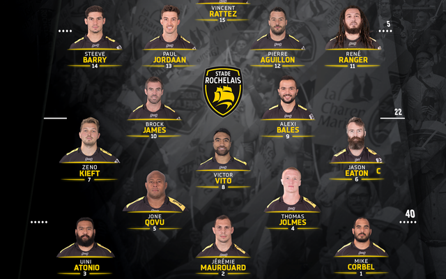 J11 - Stade Rochelais / Pau : la compo ! 