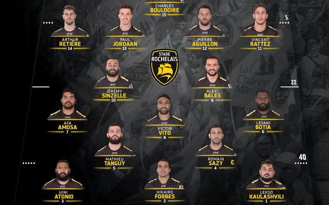 J21 - Stade Rochelais / Lyon : la compo 