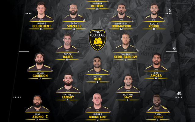 J26 - Stade Rochelais / Stade Français : la compo ! 