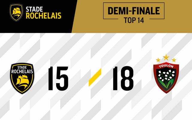 Stade Rochelais 15 - 18 Toulon