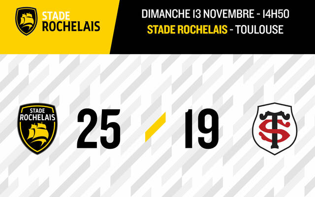 Victoire 25 - 19 ! 