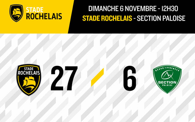 Victoire bonifiée face à la Section Paloise !