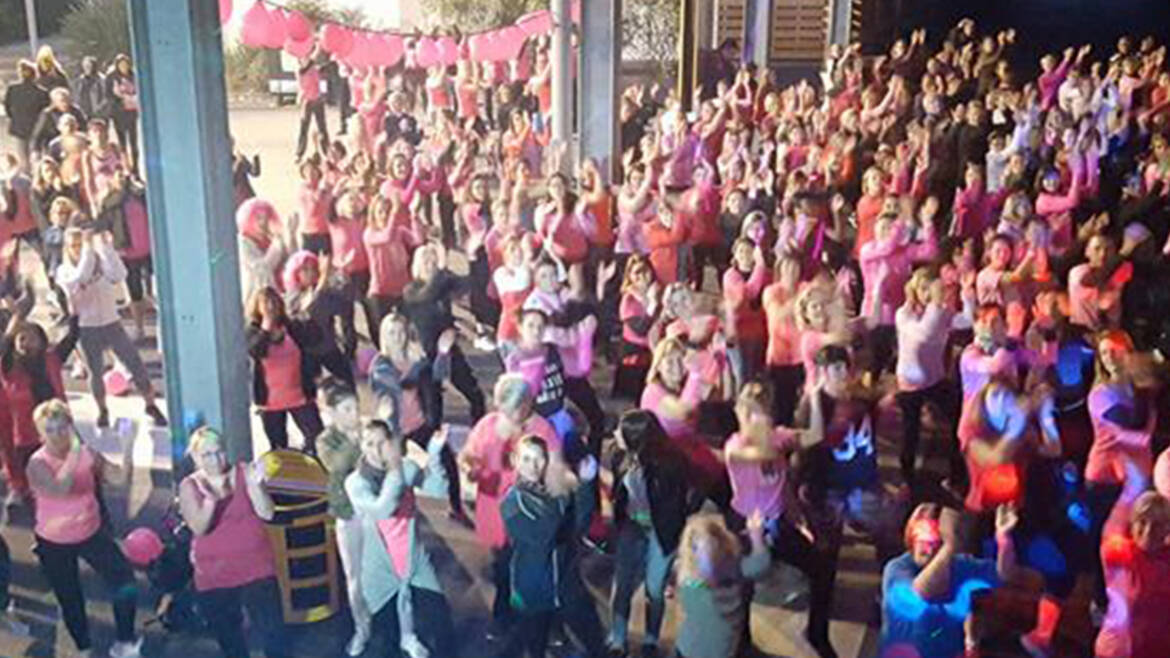Belle réussite de l'opération Zumba en faveur d'Octobre Rose ! 