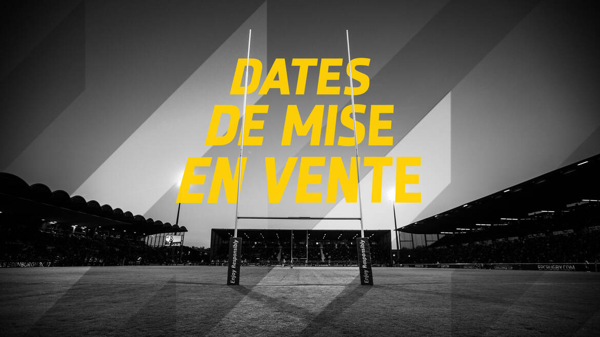 Billetterie : A vos agendas !