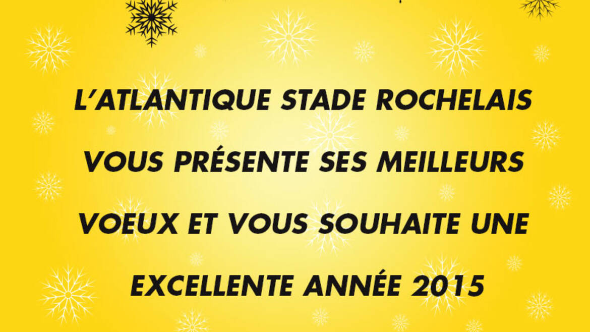 Bonne année à tous ! 