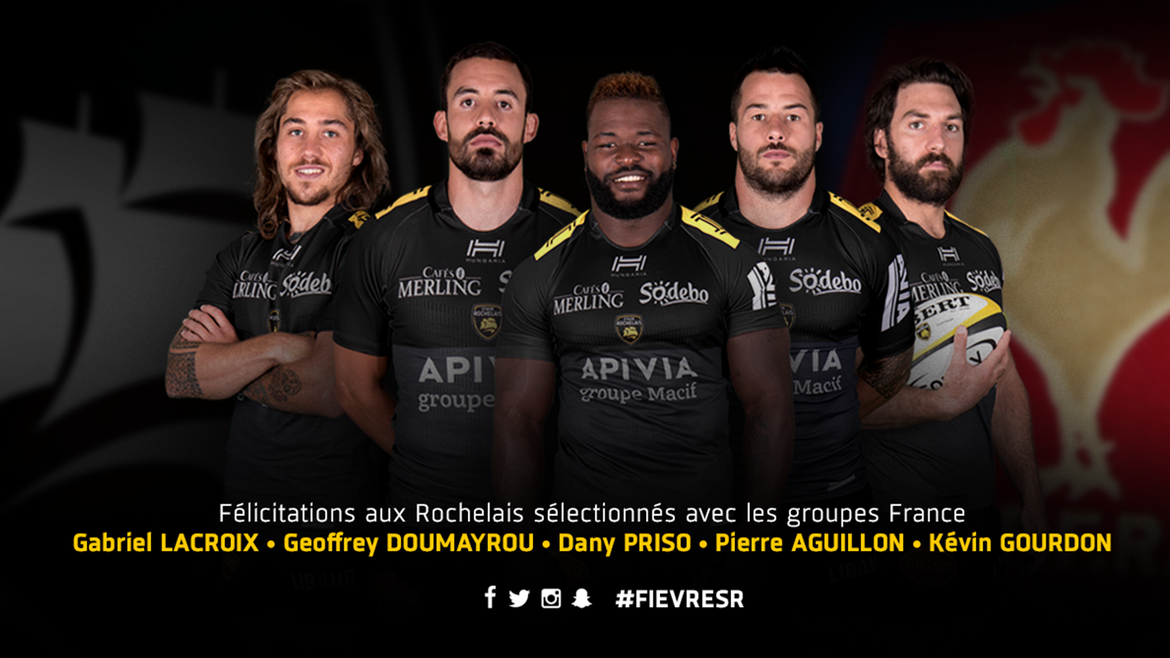 Bravo à nos 5 Rochelais retenus avec les groupes France ! 