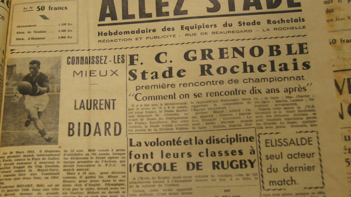 Dans le rétro du Stade : avant Grenoble !