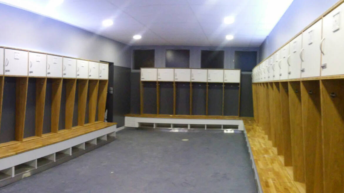 De nouveaux vestiaires pour les Jaune et Noir