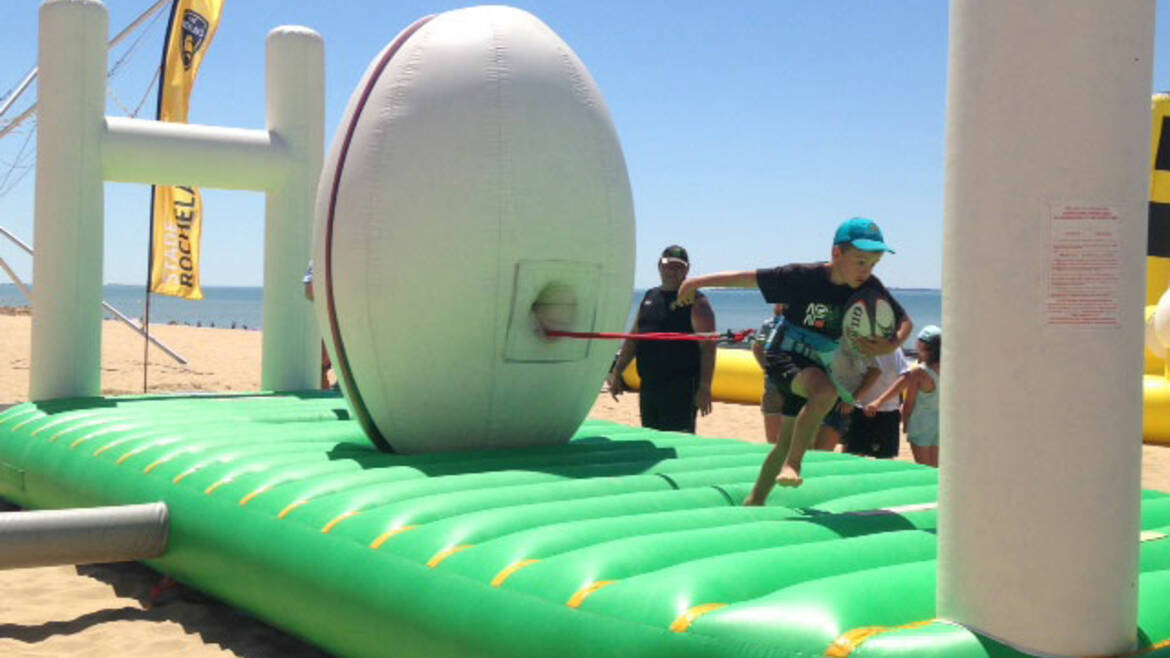 Deuxième étape du Beach Rugby Tour à Rivedoux ! 