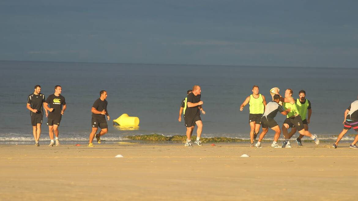 Entraînement sur la Plage