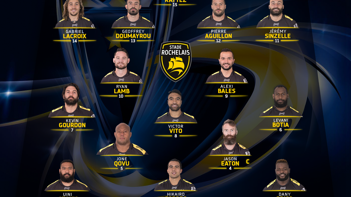 ERCC - J2 - Stade Rochelais / Ulster : la compo ! 