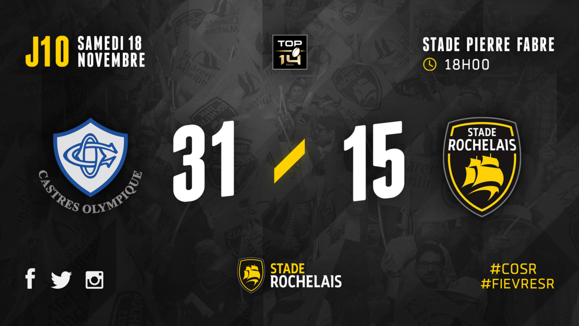 J10 - Castres 31 / 15 Stade Rochelais