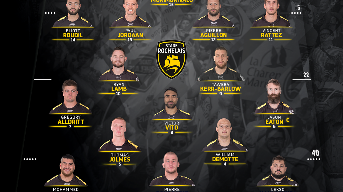 J16 - Stade Rochelais / Brive : la compo !