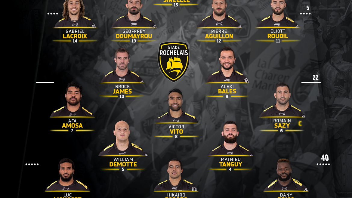 J2 - Stade Français/Stade Rochelais : la compo !
