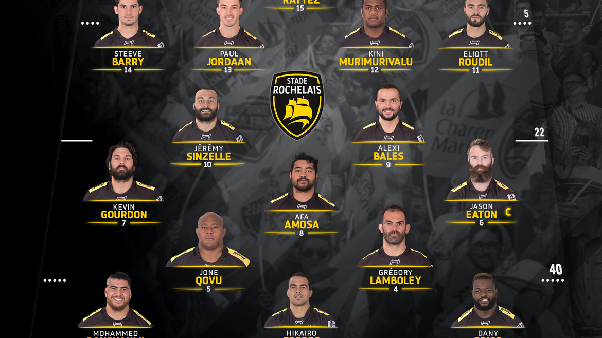 J5 - Stade Rochelais / Oyonnax : la compo !