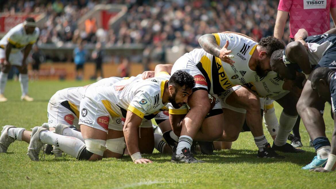 L'équipe pour la manche retour face à Bordeaux